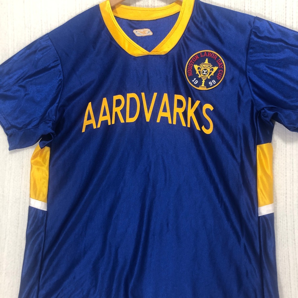 Vintage Reebok Houston Labor Day Cup Aardvarks‎ Soccer Jersey Football